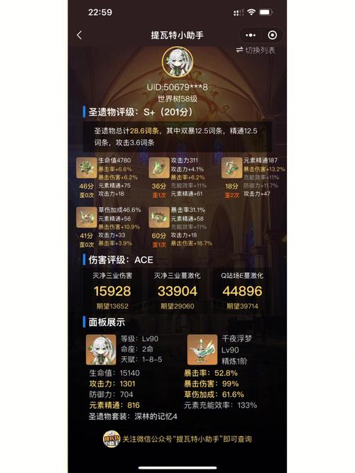 草神圣遗物词条详解：如何选择最佳属性？