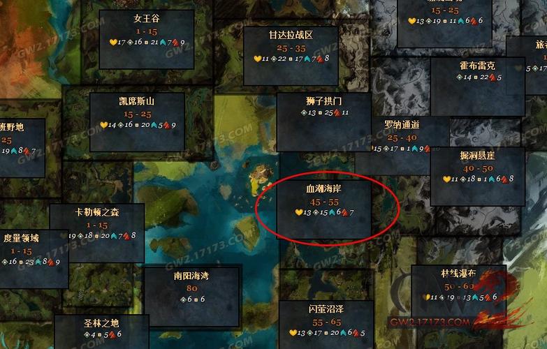 激战2甘达拉战区：探索点收集指南及技巧分享