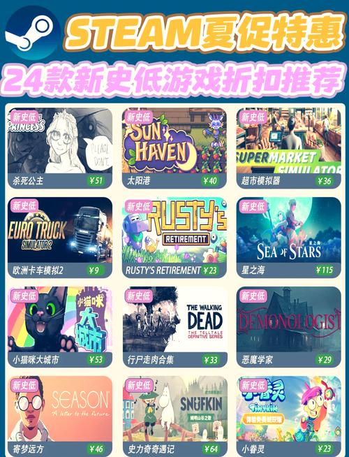 Steam夏促史低价来啦！哪些游戏值得买？