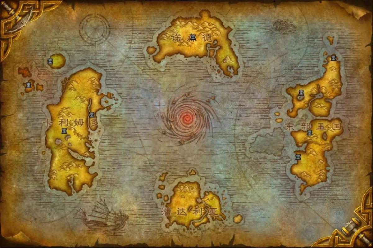 WOW地图大全：艾泽拉斯大陆最美风景地图推荐